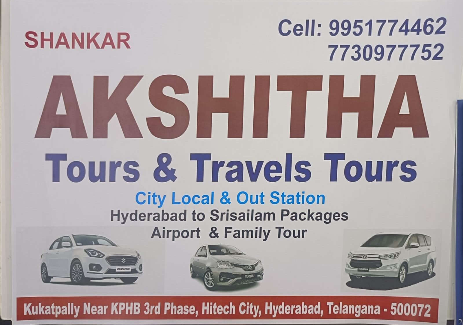 Akshitha Tours and Travels