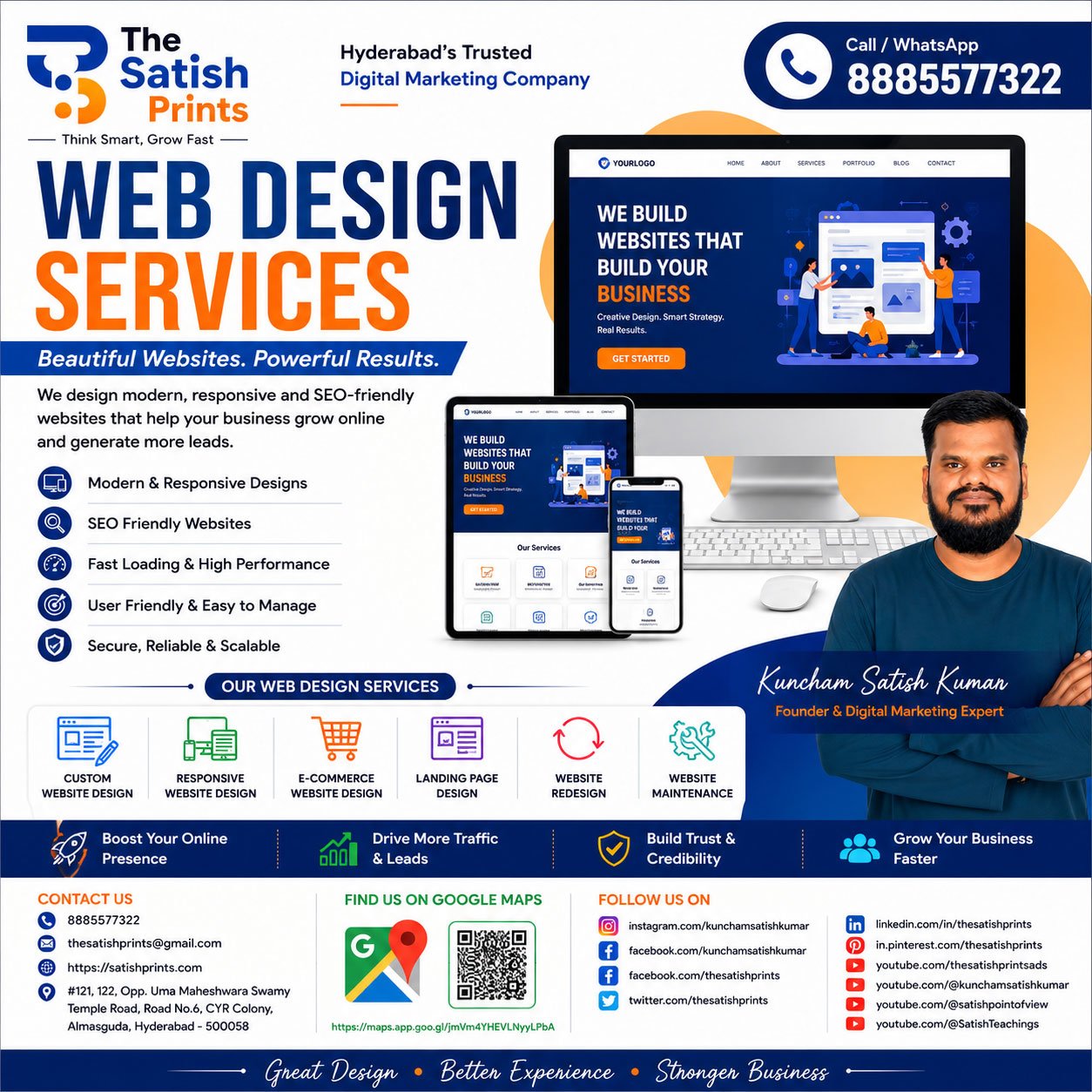 Web Design Services in Hyderabad | Website Design Company | The Satish Prints